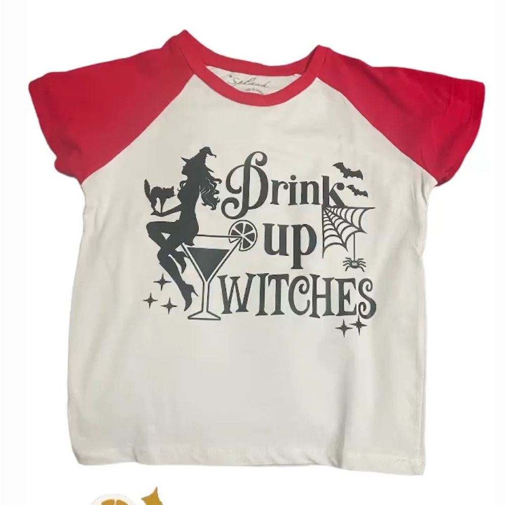 Drink Up Witches Crop top Brand New